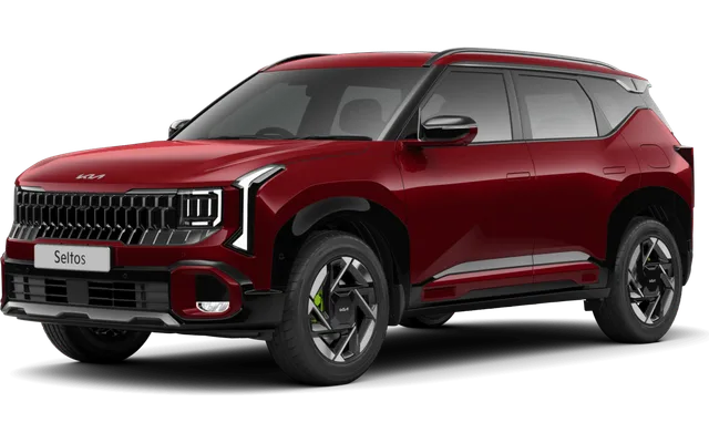 Kia Seltos in Magma Red
