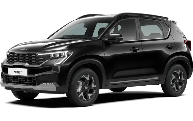 Kia Sonet in Aurora Black Pearl
