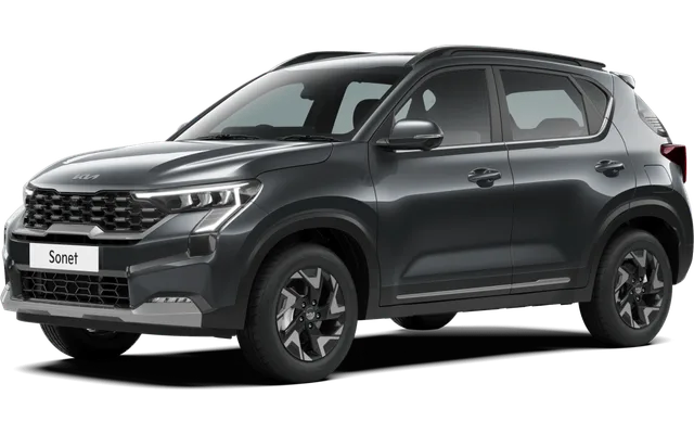 Kia Sonet in Gravity Grey
