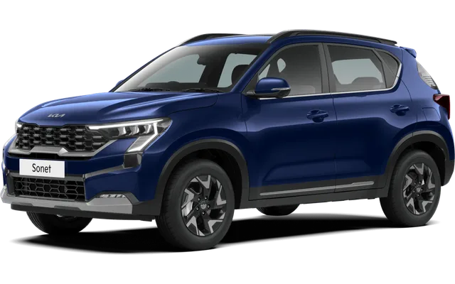Kia Sonet in Imperial Blue
