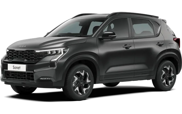 Kia Sonet in Matte Graphite