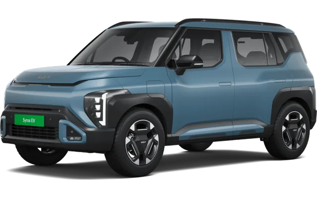 Kia Syros EV in Frost Blue