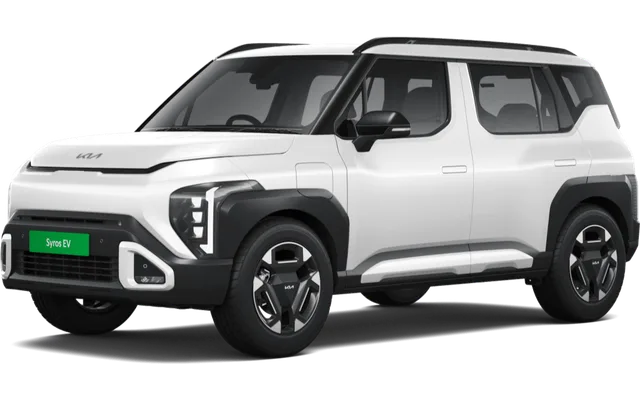 Kia Syros EV in Glacier White Pearl