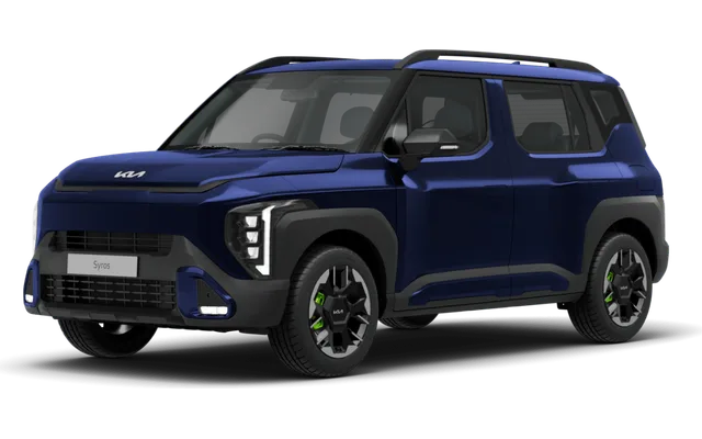 Kia Syros in Imperial Blue