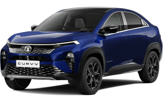 Tata Curvv in Opera Blue