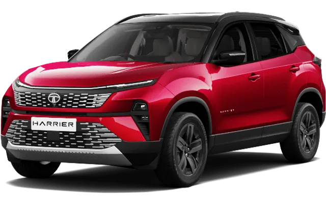 Tata Harrier in Nitro Crimson