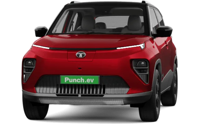 Tata Punch EV in Bengal Rouge