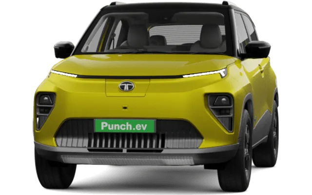 Tata Punch EV in Fearless Yellow