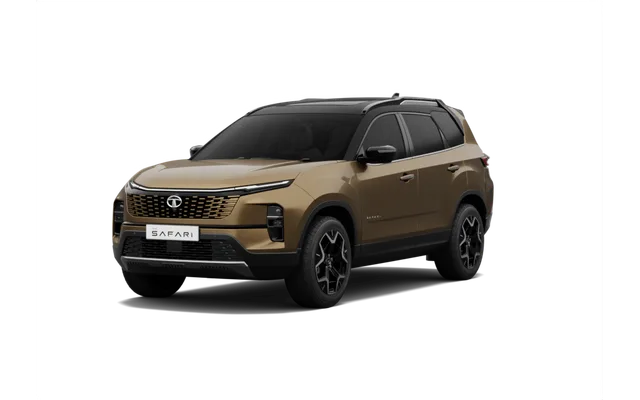 Tata Safari in Cosmic Gold