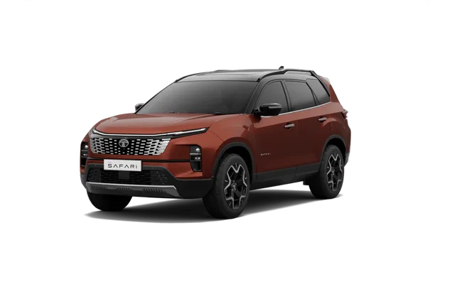 Tata Safari in Supernova Copper