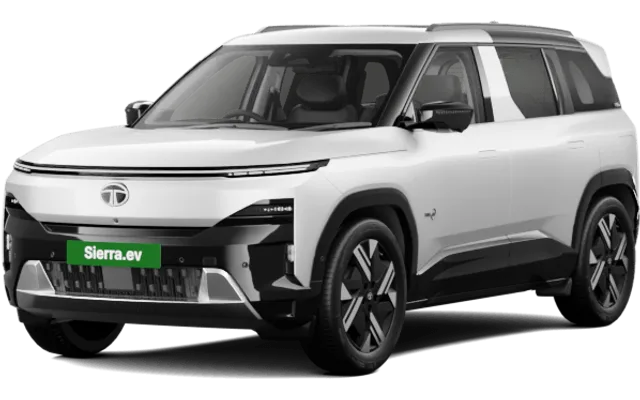 Tata Sierra EV in Pristine White