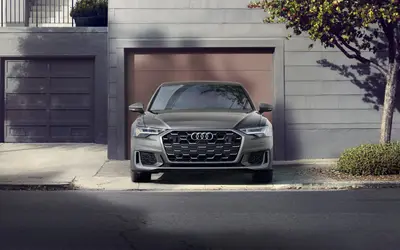 Audi A6 straight front view