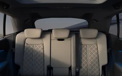 Audi SQ8 rear seats in quilted leather