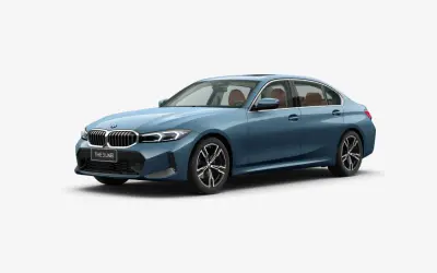 BMW 3 Series front three-quarter studio render