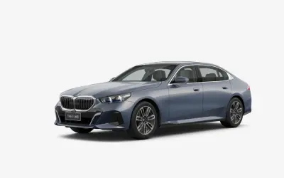 BMW 5 Series front three-quarter studio render