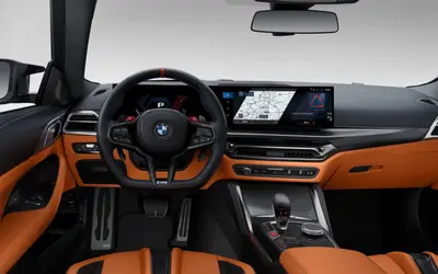 BMW M4 Competition dashboard and centre console