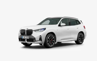 BMW X3 front three-quarter studio render