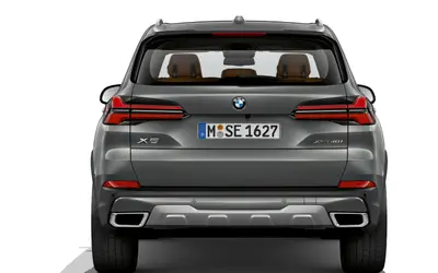 BMW X5 straight rear view