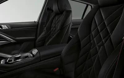 BMW X6 quilted sport seats