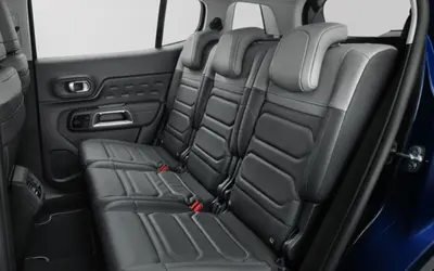 Citroen C5 Aircross interior view of the three individual rear seats