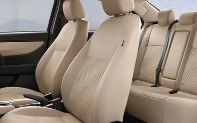 Honda Amaze front contour seats in beige