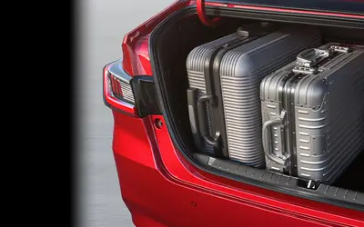 Honda Amaze boot space with luggage loaded