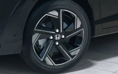 Honda City alloy wheel detail