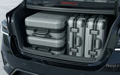 Honda City boot space with luggage loaded