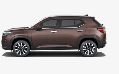 Honda Elevate side profile in Golden Brown Metallic
