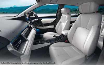 Honda Elevate front seats with leatherette upholstery