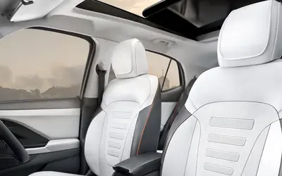 Hyundai Creta front seats with grey upholstery