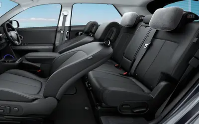 Hyundai Ioniq 5 rear seats and lounge-style cabin