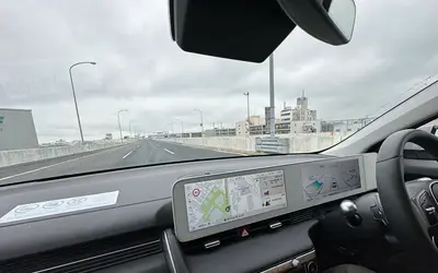 Hyundai Ioniq 5 dashboard with dual displays