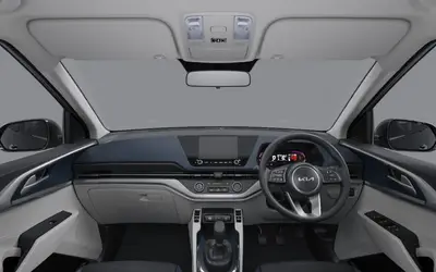 Kia Carens dashboard and front cabin