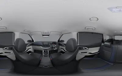 Kia Carens second-row seats and cabin