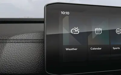 Kia Carnival touchscreen infotainment display close-up