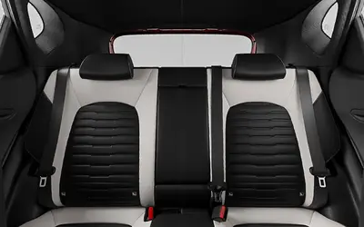 Kia Sonet rear seats with dual-tone upholstery