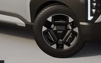 Kia Syros EV aero-optimised alloy wheel design