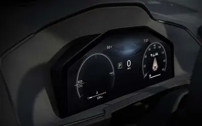 Lexus ES digital instrument cluster