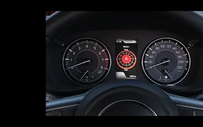 Maruti Baleno instrument cluster with colour MID display