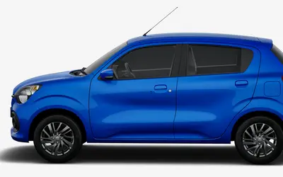 Maruti Celerio side profile in Metallic Speedy Blue