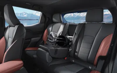 Maruti e Vitara rear seats with dual-tone upholstery