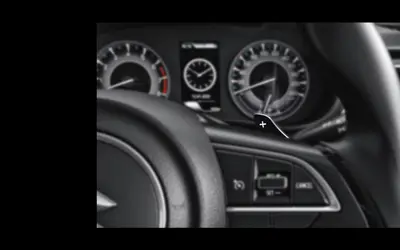 Maruti Grand Vitara steering wheel and instrument cluster