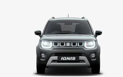 Maruti Ignis front view in Glistening Grey
