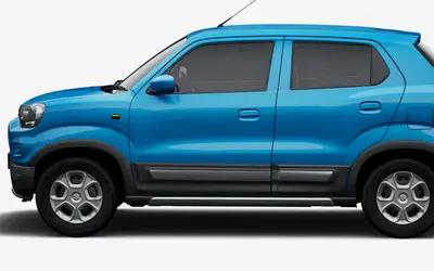 Maruti S-Presso side profile in Pearl Starry Blue