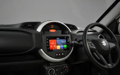 Maruti S-Presso dashboard with centre-mounted instrument console