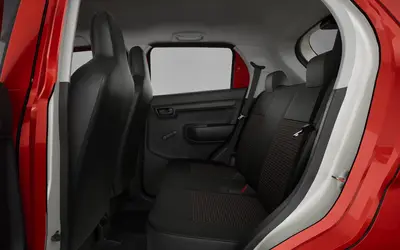 Maruti S-Presso cabin with front and rear seats