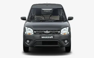Maruti Wagon R front view in Metallic Magma Grey