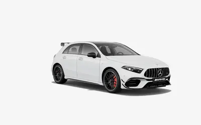 Mercedes-AMG A 45 S front three-quarter studio view