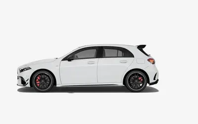 Mercedes-AMG A 45 S side profile studio view